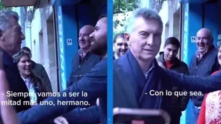 Un hincha de Boca ubicó a Macri cuando le quiso hablar mal de Riquelme y las redes lo destrozan